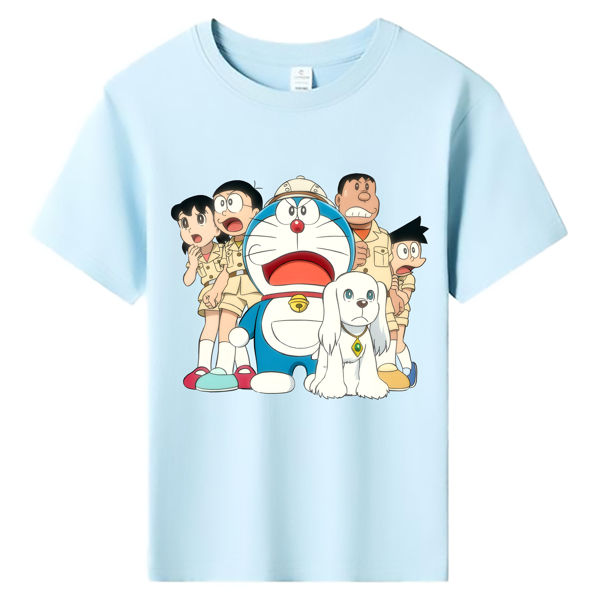 （画像用） ドラえもん Doraemon 綿100％キッズTシャツ（フロントプリント）